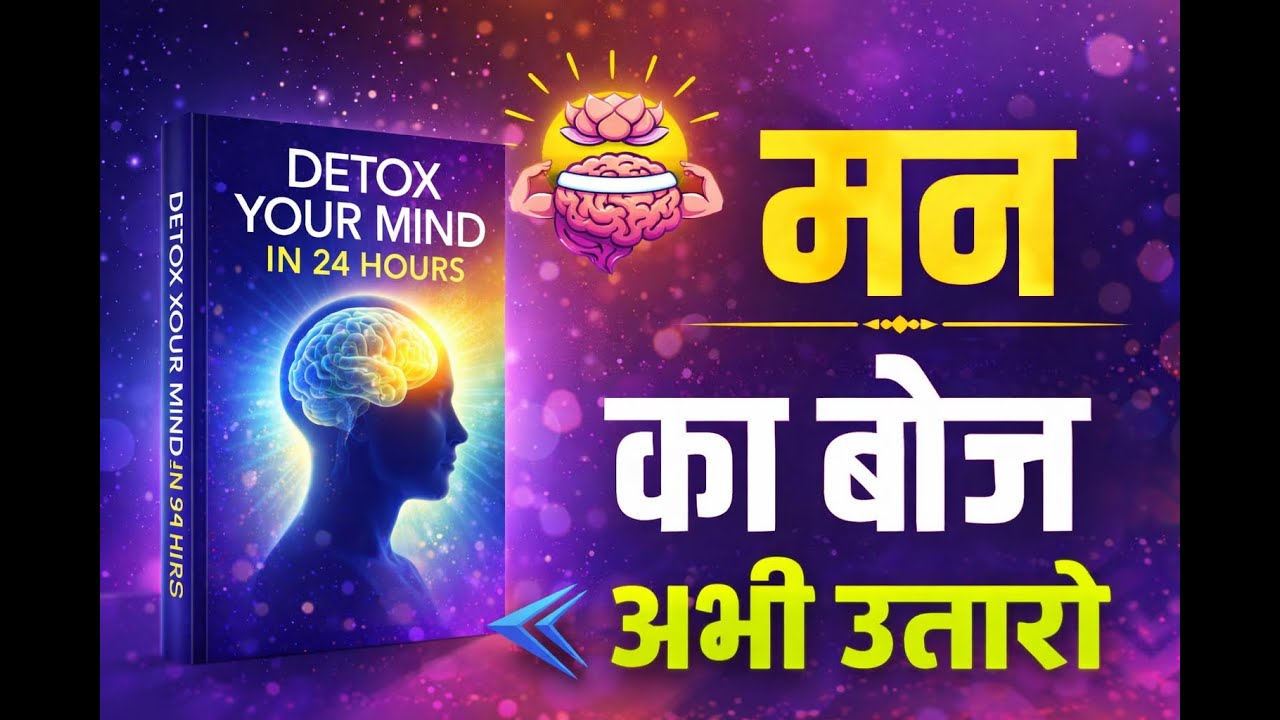 Detox Your Mind in 24 Hours | Overthinking, Stress & Negativity Se Chhutkara | Hindi Audiobook