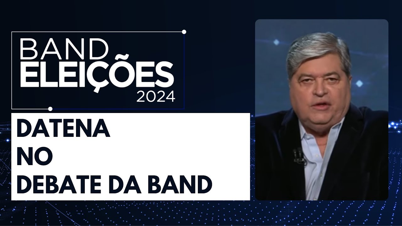 Assista &agrave; participa&ccedil;&atilde;o completa de Datena no debate da Band