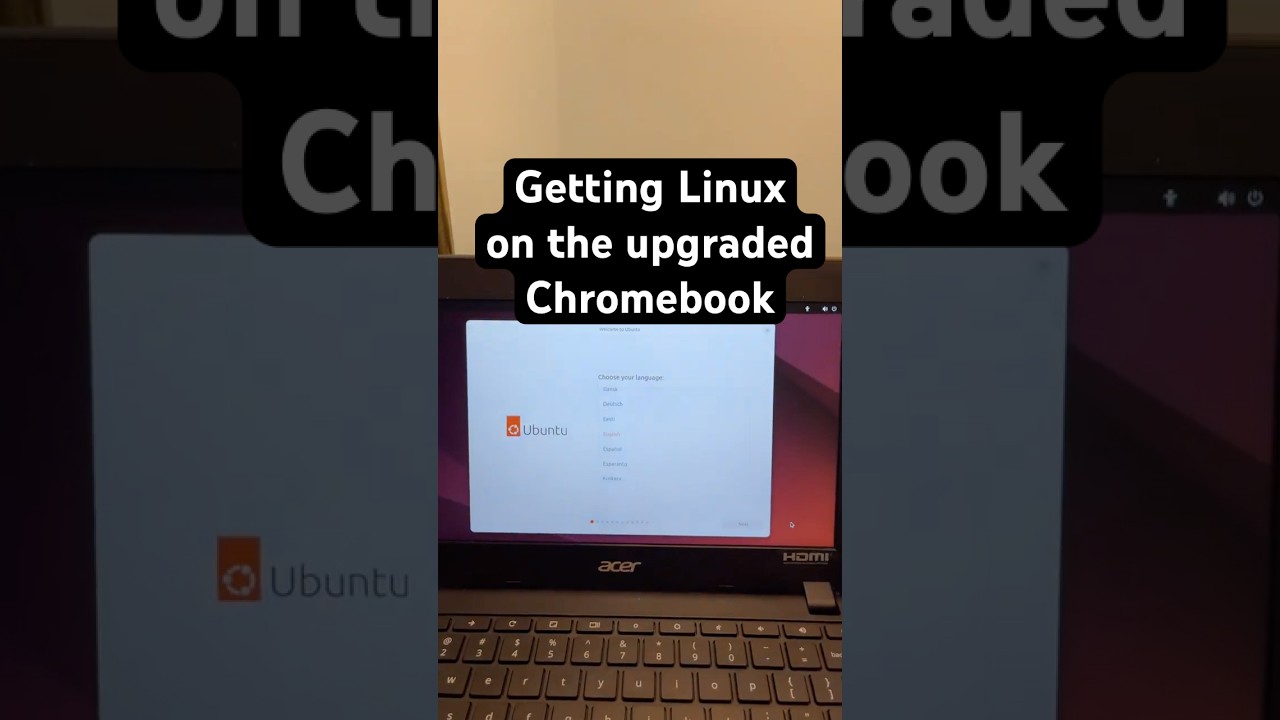 Installing Linux on my upgraded Chromebook #tech #pc #chromebook #linux #yaptech