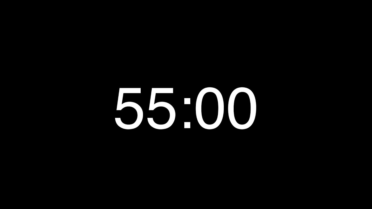 55 Minute Countdown Timer