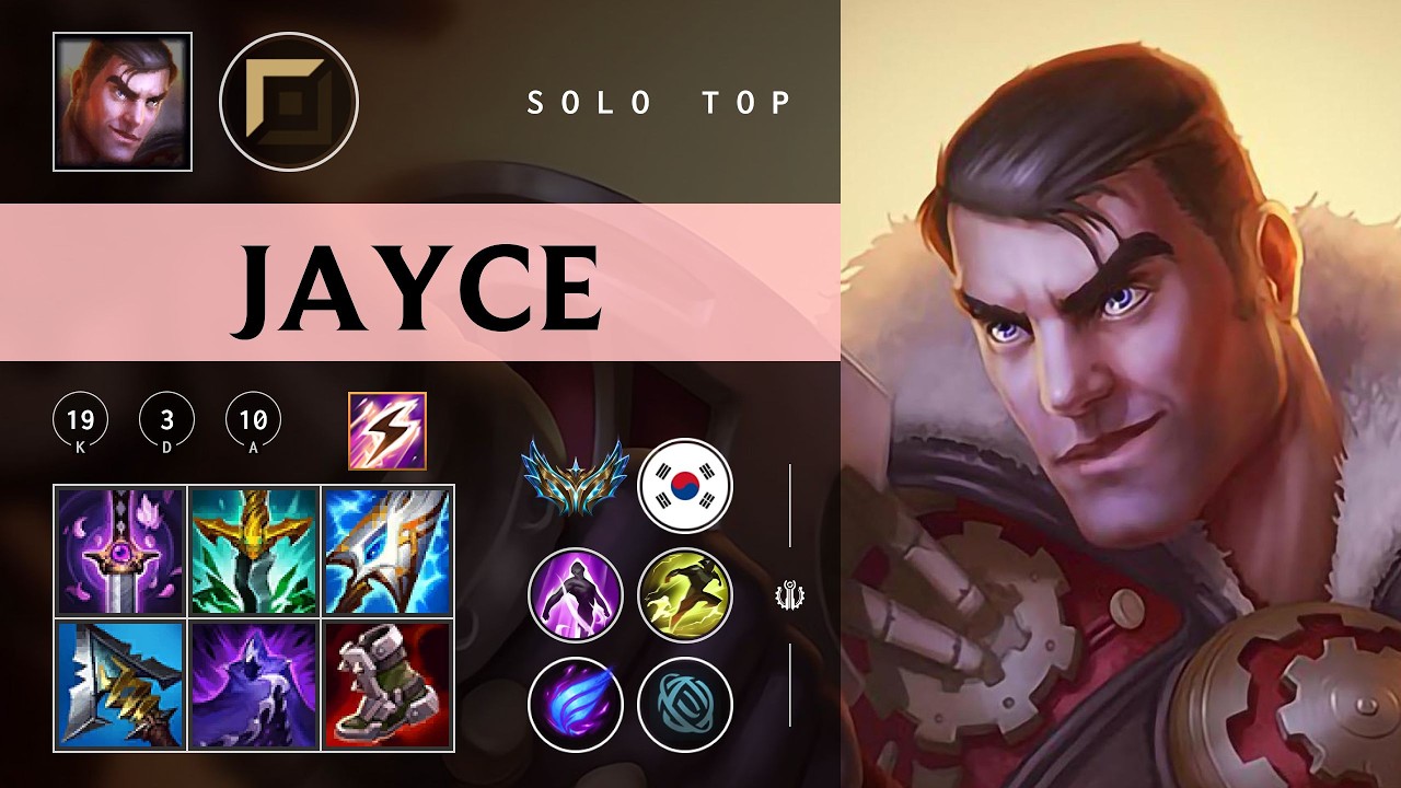 Jayce Top vs K'Sante - KR Challenger Patch 26.04
