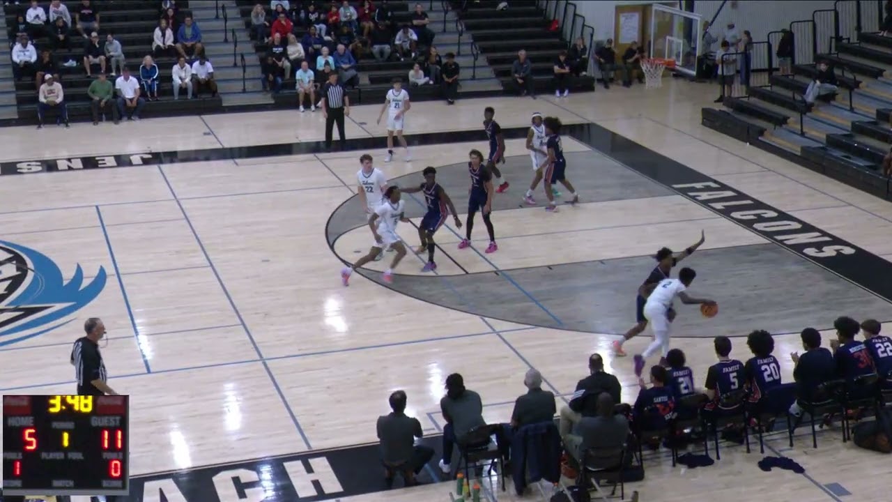 Jensen Beach High School vs Centennial High School Mens Varsity Basketball   Tactical