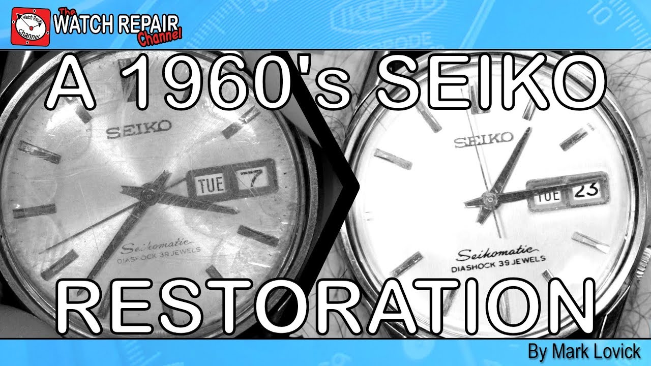 Руководство по реставрации и полному ремонту часов Seiko Automatic 6216A 1960-х годов