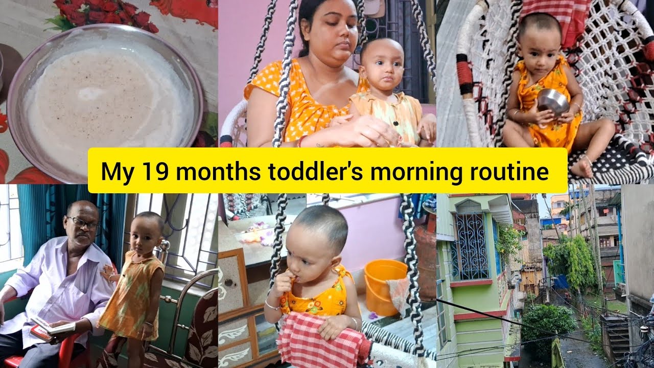 My 19 months toddler everyday morning routine, activity. breakfast & tiffin idea. এখন সকালটা অন্যরকম