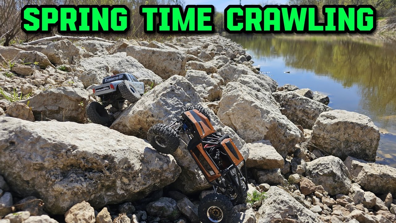 Vanquish GroundFox And Straight Axle Capra Hit The Rocks