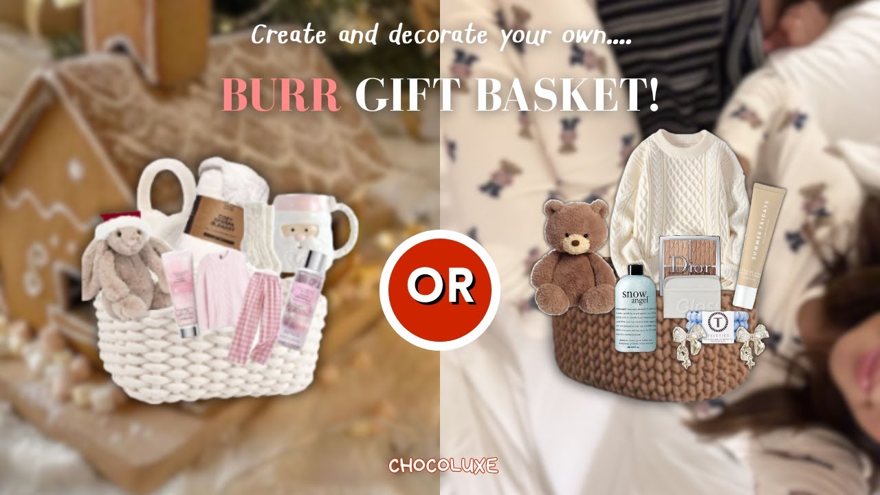 🎄✨ Это или то – создайте свою рождественскую корзину с репейниками ✨🎁