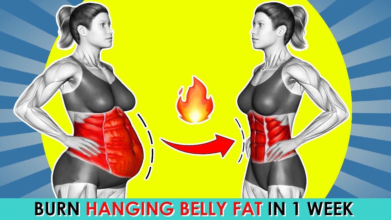The Best Exercises for Hanging Belly Fat | 20-Min Workout To LOSE 3 INCHES OFF WAIST in 2 Week