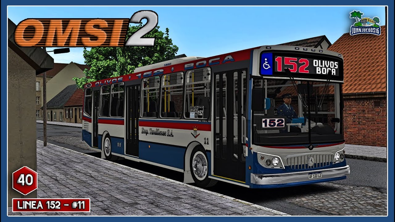 🚌 Humilde #11 | Línea 152 | La Favorita GR III AMG MB OH-1721 | OMSI 2 #40 🚌