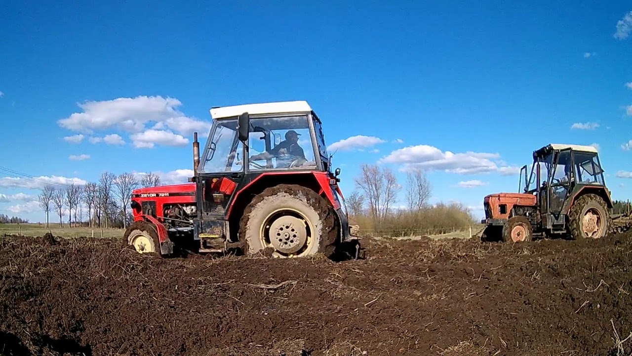 Mokre Bronowanie|Zetor 7011 i 7211|Zetor nie dał rady?