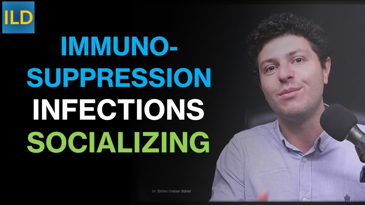 Socializing and preventing infections on immunosuppressant treatment