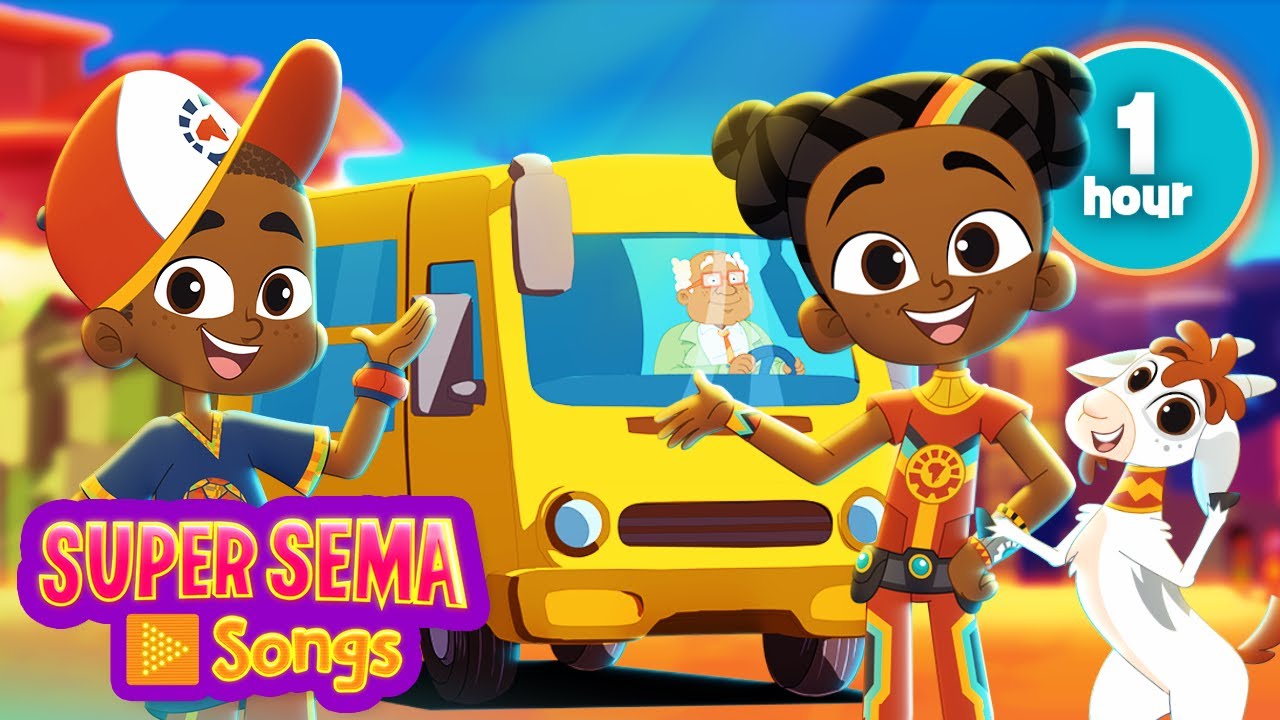 1 Hour of Nursery Rhymes 🎶 | Super Sema Music and Kids Songs