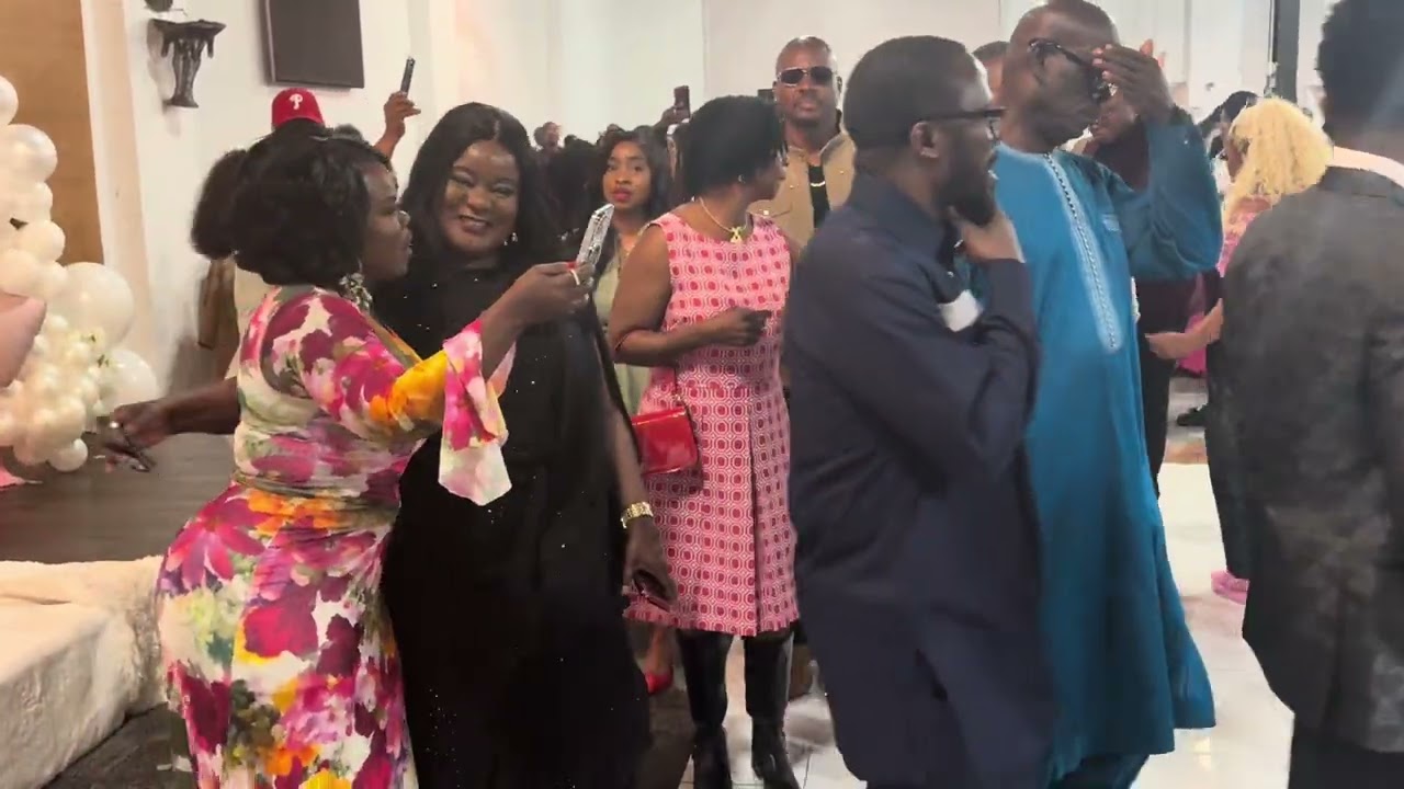 Mr. & Mrs. Jerry Massaquoi’s baby shower in Philly 