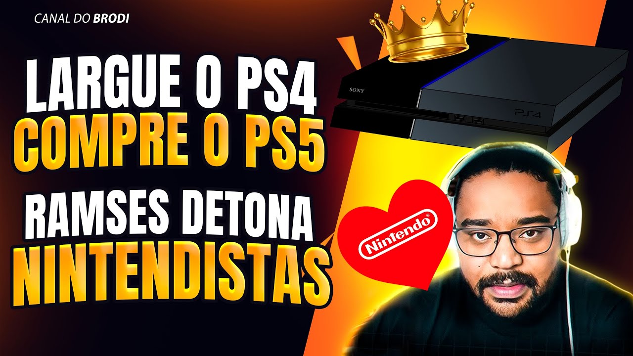 Sony incentiva a troca do PS4 pelo PS5, Ramsés o Pequeno Humilha os Nintendistas!