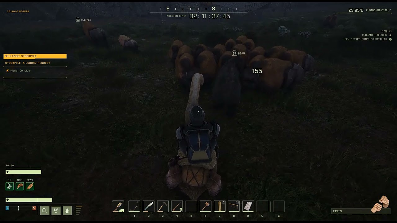 Icarus: Bear attacking buffalo