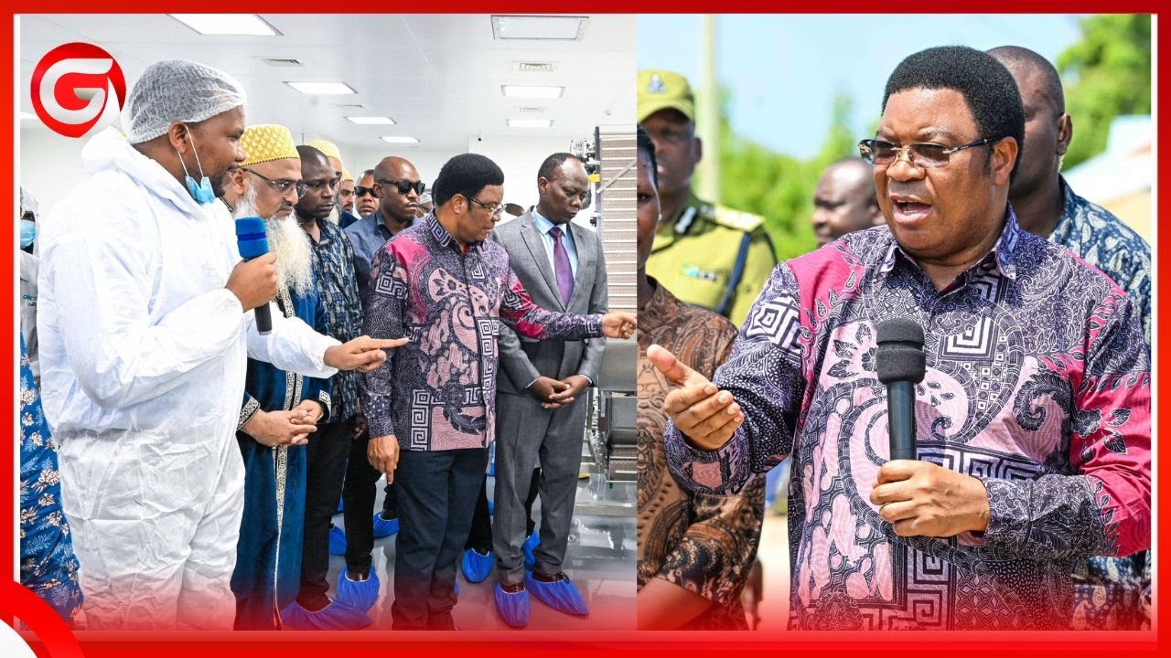 WAZIRI MKUU ATEMBELEA KIWANDA CHA DAWA ZA BINADAMU -  KIGAMBONI...