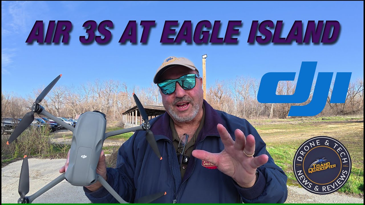 DJI Air 3S на острове Игл в солнечный декабрьский день!