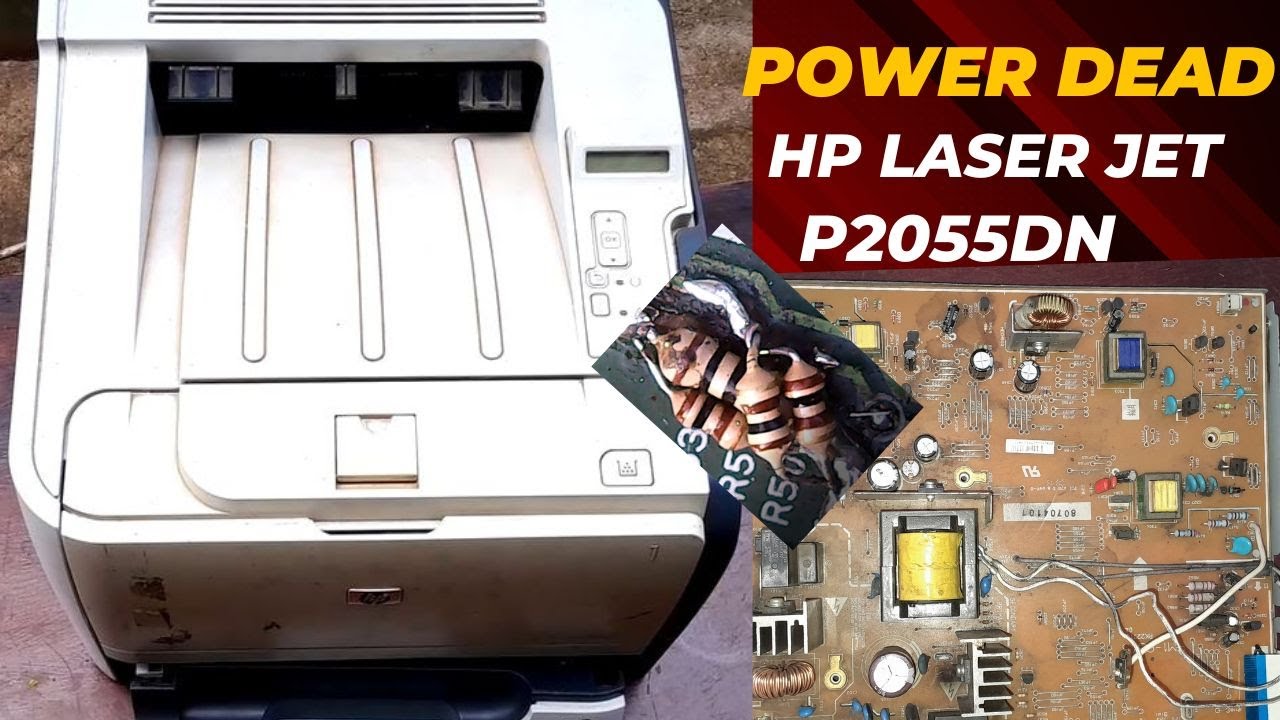 HP P2055DN POWER SUPPLY BOARD REPAIR | HOW TO FIX HP LASER JET PRINTER POWER SUPPLY |