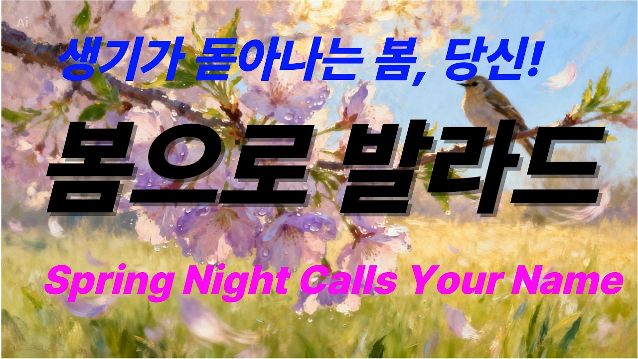 봄으로 발라드. 생기가 돋아나는 봄, 당신! 감성음악으로 함께하고싶습니다. 산책하면서 생각하는 시간을 가져봐요. K-Ballad/힐링음악 #카페음악 # Healing Music
