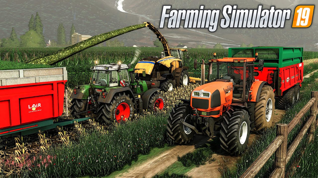 Farming Simulator 19 | Ultra Realistic | Corn silage in extreme conditions, cleaning cow stable