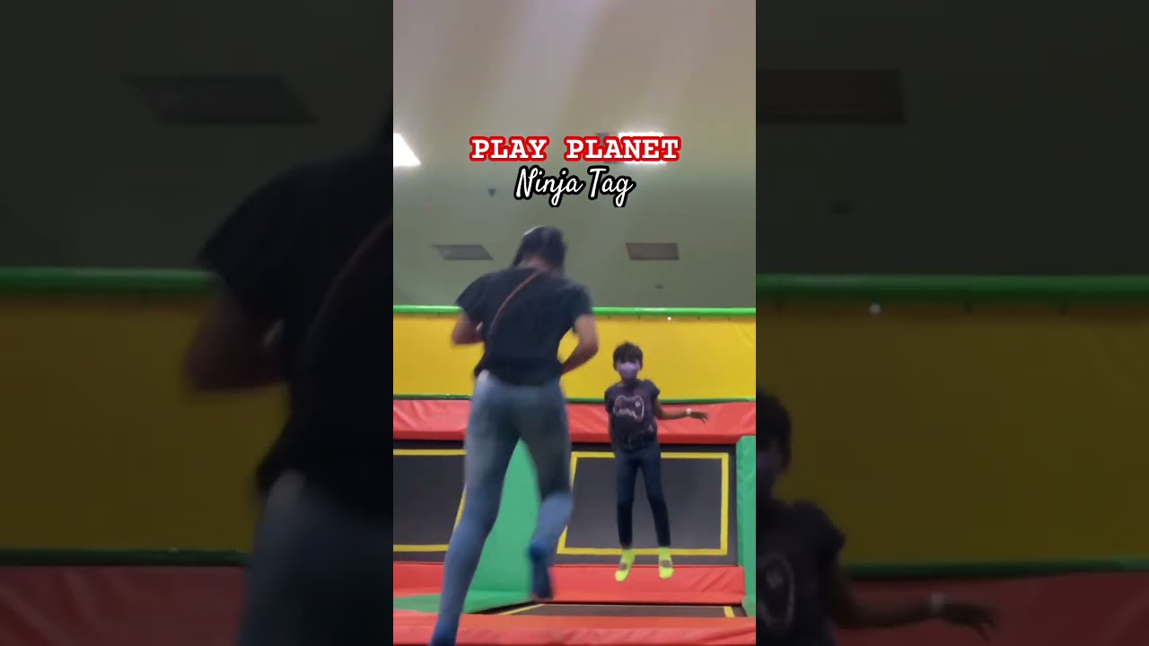 Trampoline at Play Planet #playplanet #trampoline #obstaclecourseracing #play #shorts