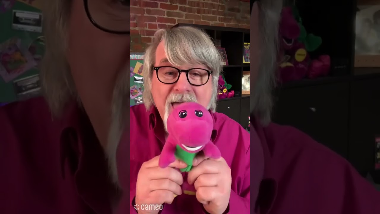 Bob West Cameo aka Barney the Dinosaur Birthday message to Adam