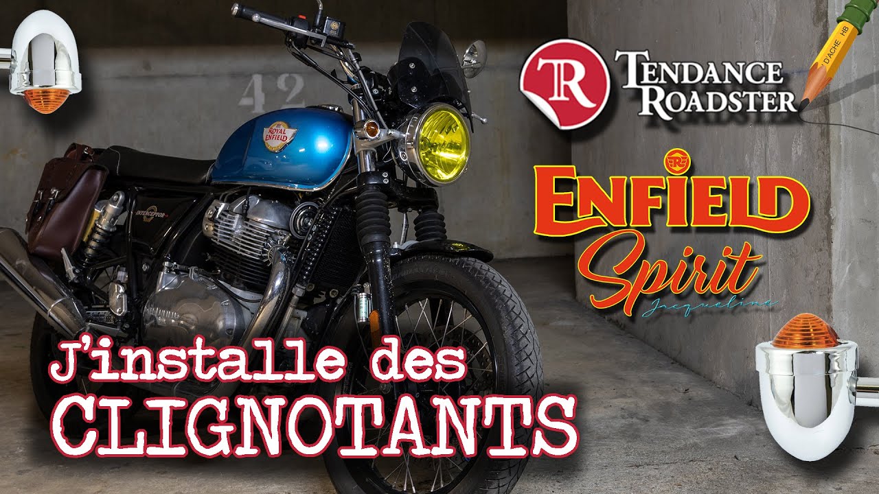 Royal Enfield Interceptor 650 Installation Clignotants ✌️ Tendance Roadster 92