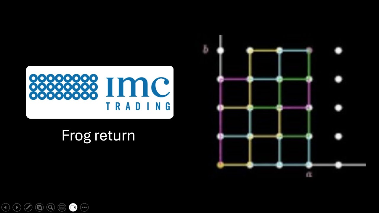Задача для собеседования в IMC Trading по количественному анализу | Frog Return
