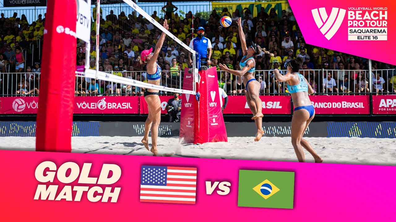Nuss/Brasher vs. Thamela/Victoria - Gold Match Highlights | Saquarema 2025 #BeachProTour