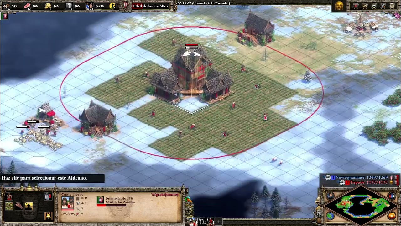 AOE2 - 1V1 ladder - Stream de 4 partidas gandas al hilo.