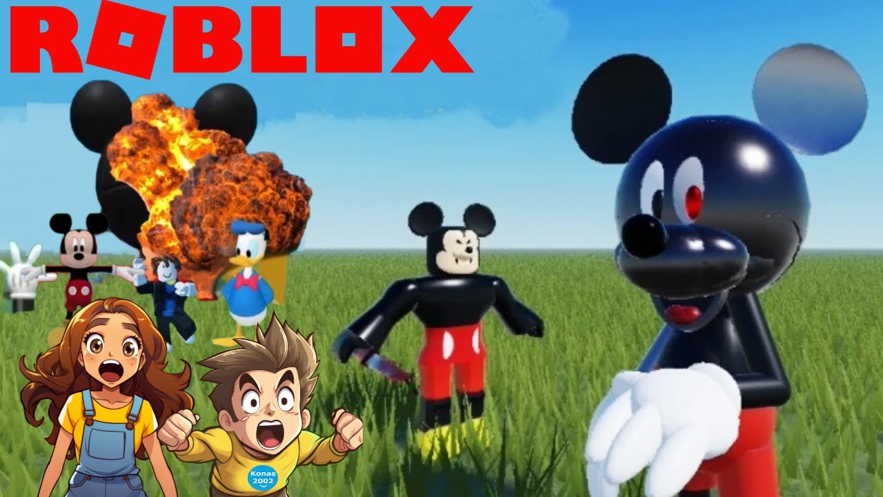 УНИЧТОЖЬТЕ КЛУБ МИККИ МАУСА! || Геймплей Roblox || Konas2002