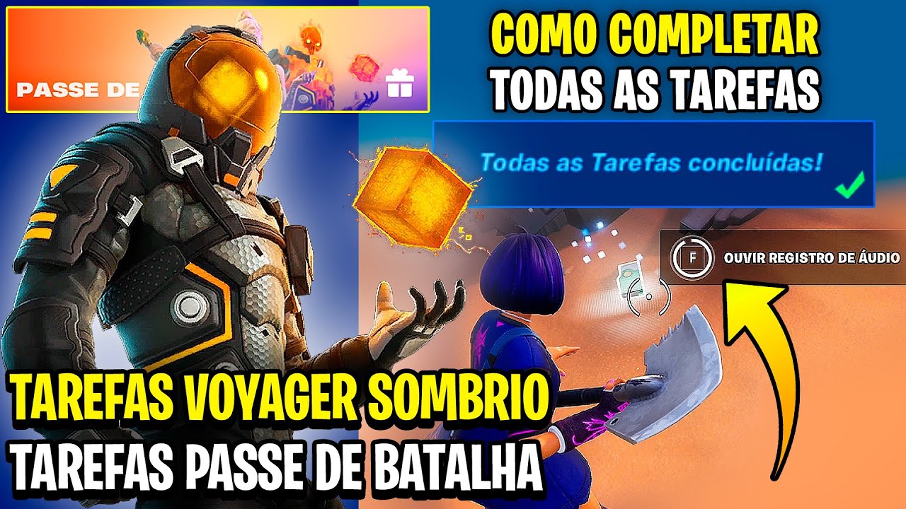 COMO COMPLETAR TODAS AS MISS&Otilde;ES TAREFAS VOYAGER SOMBRIO TAREFAS PASSE DE BATALHA REALIDADE SUPRIMIDA