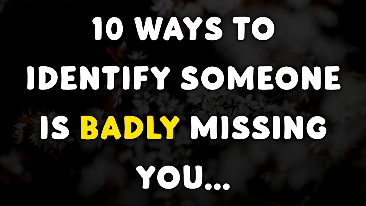 10 Ways To Identify Someone Is Badly Missing You | Psychology Facts About Love | @mindfactus