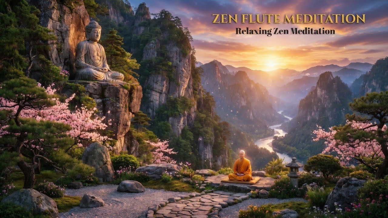Japanese Zen Flute Meditation | Peaceful Spiritual Music