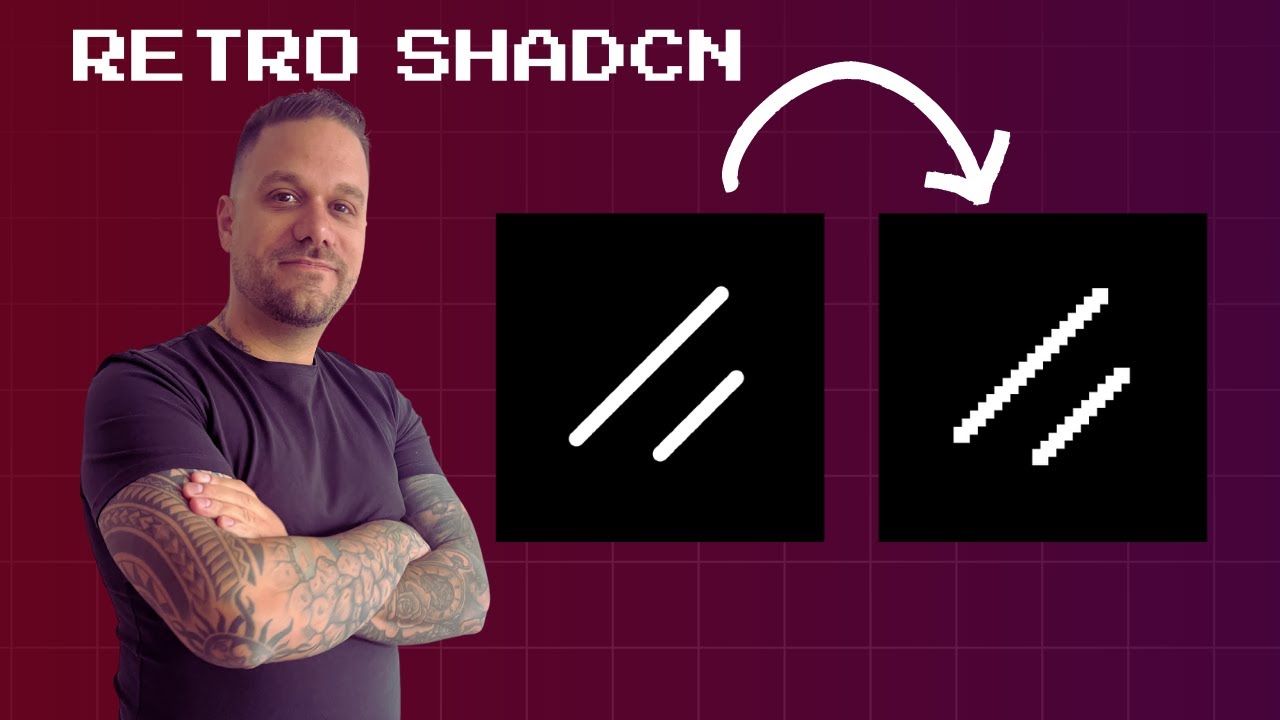 Retro Shadcn?! My 8-Bit UI Components Collection! ⚔️
