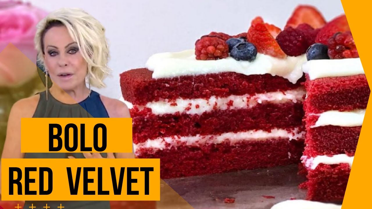 Bolo Red Velvet Ana Maria Braga