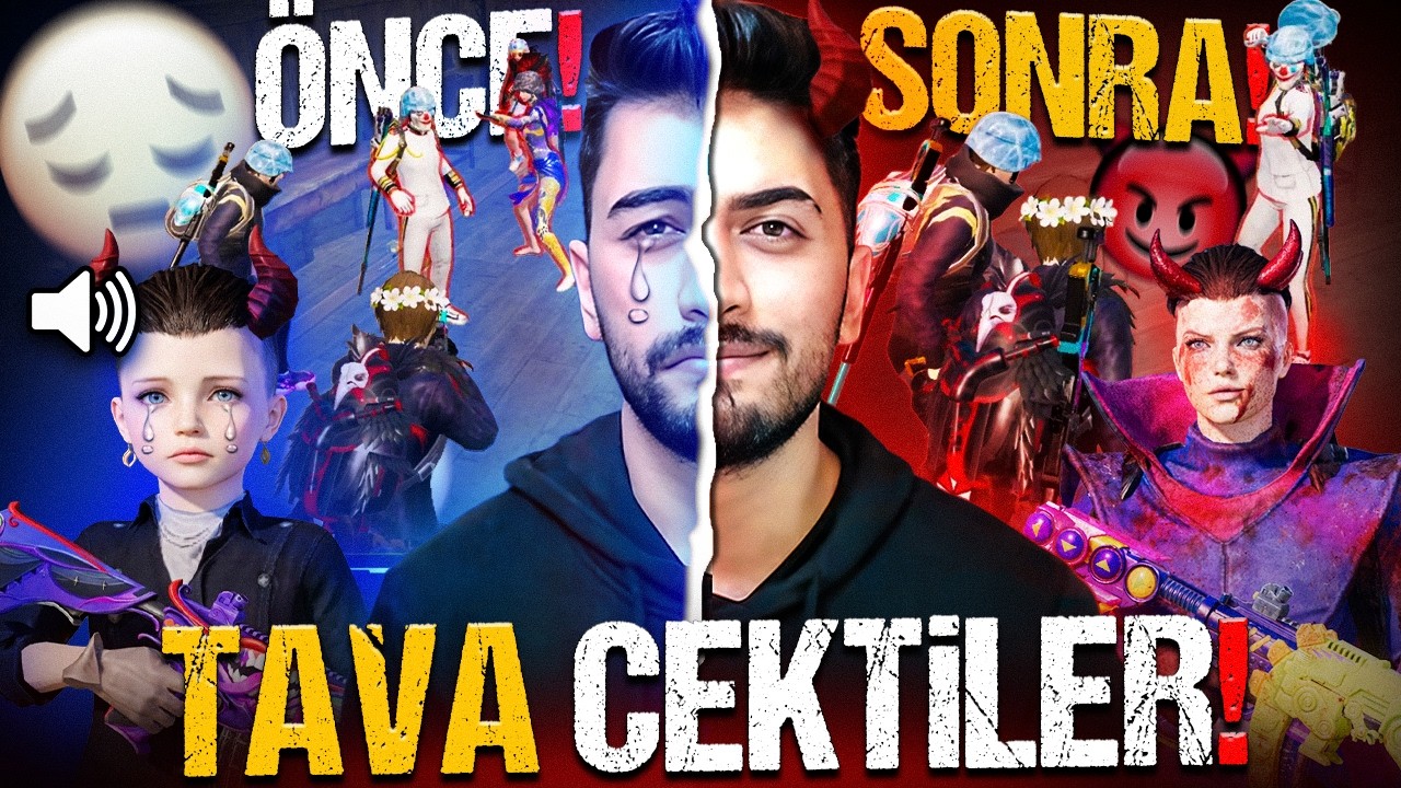 ÇOCUK Sesi ile ÖNCE Kötü Oynadım! SONRA Pro Oldum! (KÜFÜR ETTİLER!) | PUBG Mobile