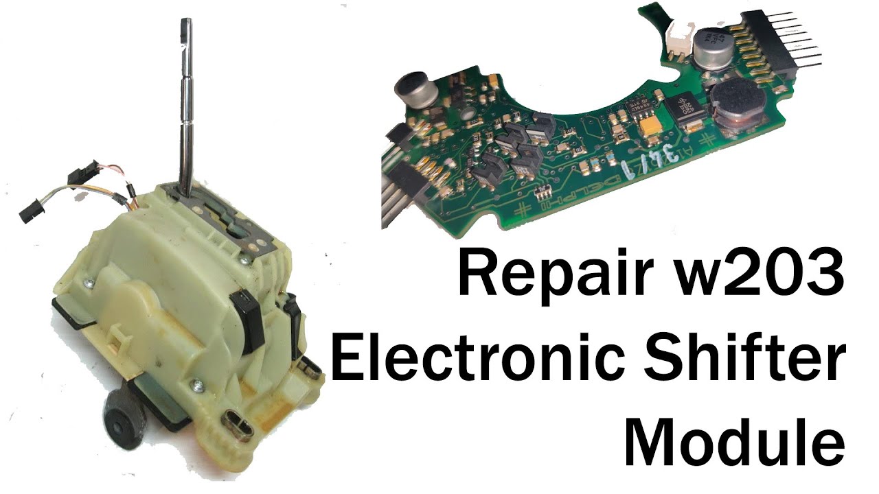 Quick Cheap Way to Repair Electronic Shift Module Mercedes Benz MB W203 by simple Trick Indonesia