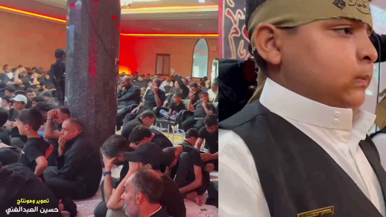 ملا حمزه عبدالغني في زفة القاسم (ع) بحسينية الامام الحسن (ع) بالقطيف - ام الحمام محرم ١٤٤٦هجرية