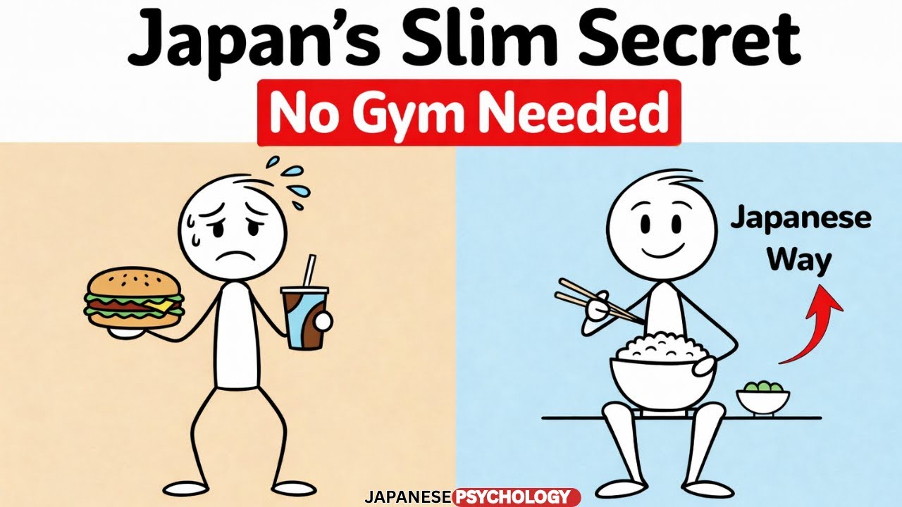 9 Japanese Habits That Keep You Slim Without Exercise (No Gym Needed) | Japanese Psychology