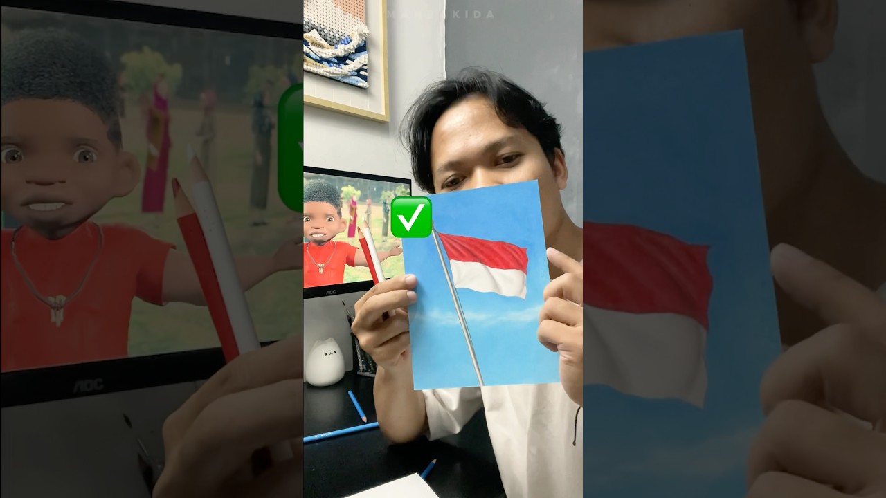 Apakah kita sudah merdeka? Gambar Bendera Merah Putih #hutri80 #indonesia  #merdeka