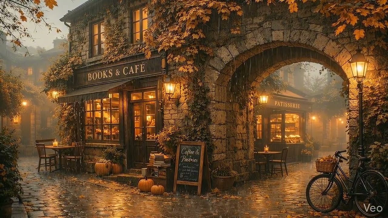 Just Another Jazz and Rain Coffee - 3 Hours of Jazz and Ambient Sounds to Study or Relax