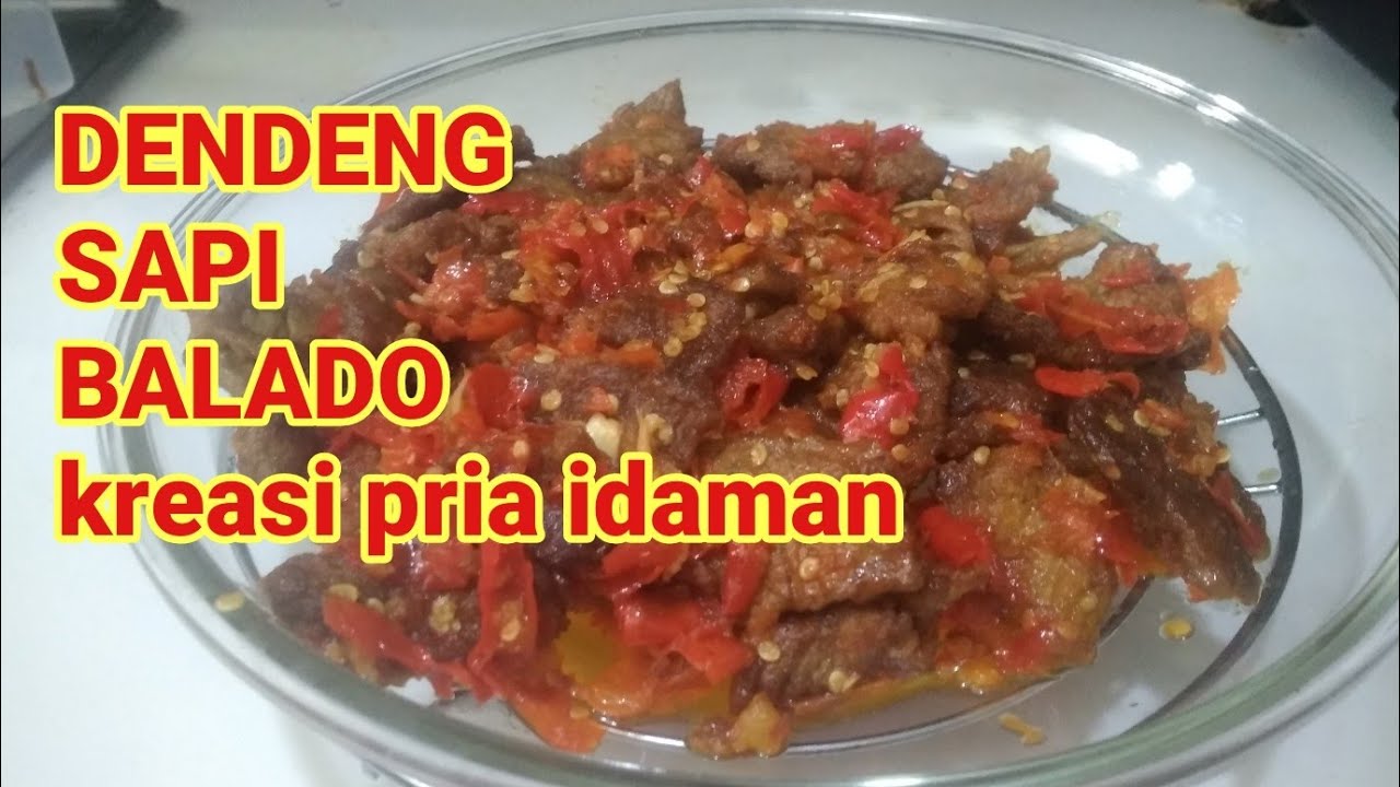 RESEP DENDENG SAPI BALADO SEDERHANA ALA TUKANG MANCING