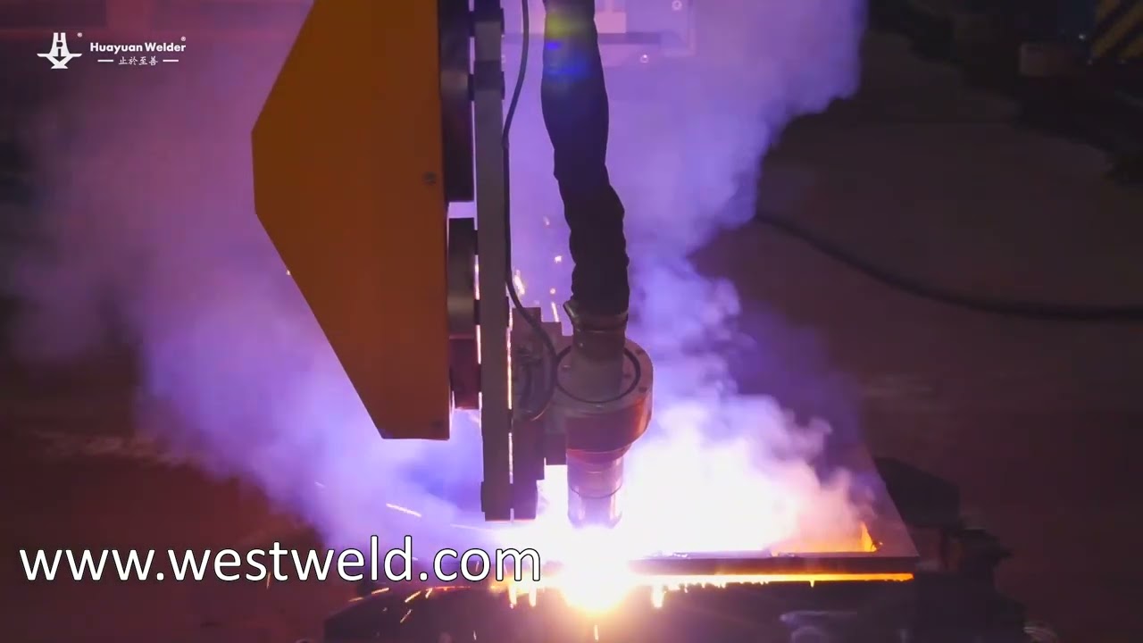 Huayuan FLG-400HD Fine plasma groove cutting 20mm carbon steel