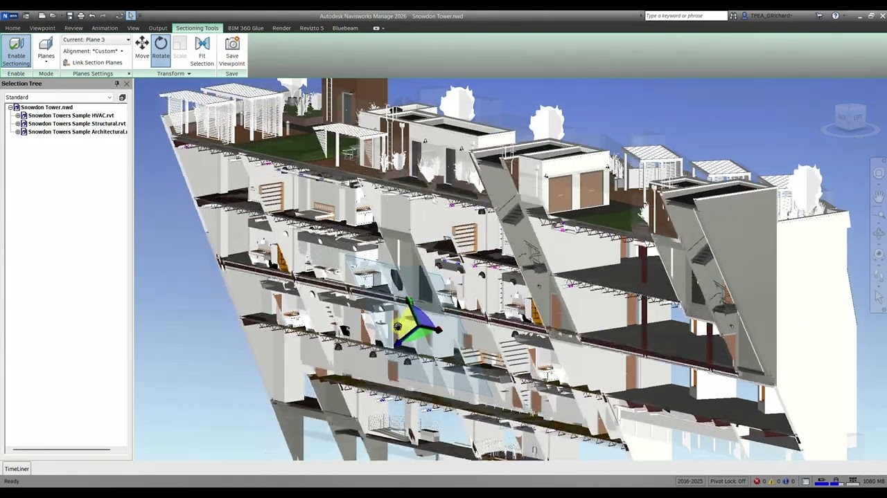 NAVISWORKS 2026 Разведка - Секционирование