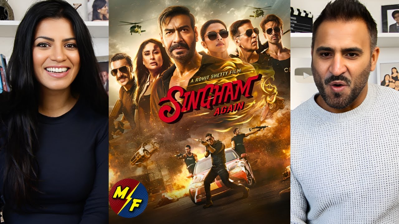 Singham Again Trailer Reaction | Ajay Devgn, Akshay Kumar, Ranveer Singh | Rohit Shetty Cop Universe