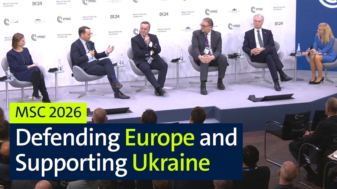 Holding the Line: Defending Europe and Supporting Ukraine | MSC 2026 | BR24