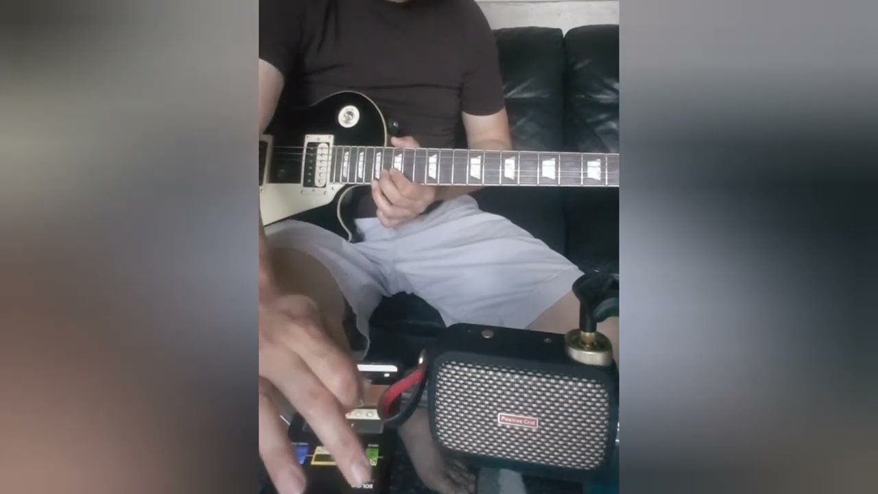 SPARK GO - Positive Grid actual sound from the amp to phone recording- BEER Cover
