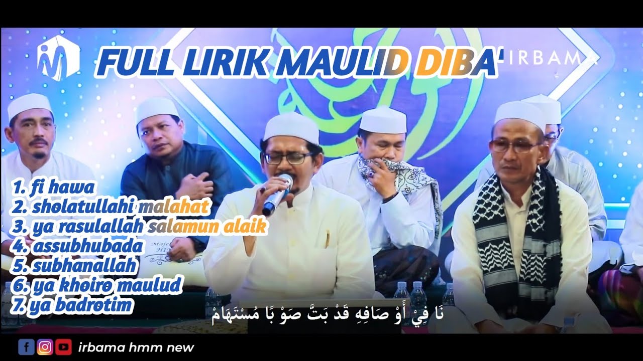FULL MAULID DIBA & SHOLAWAT NABI HABIB ABDULLAH BIN ALI AL ATHHOS DI MT HIMMAH
