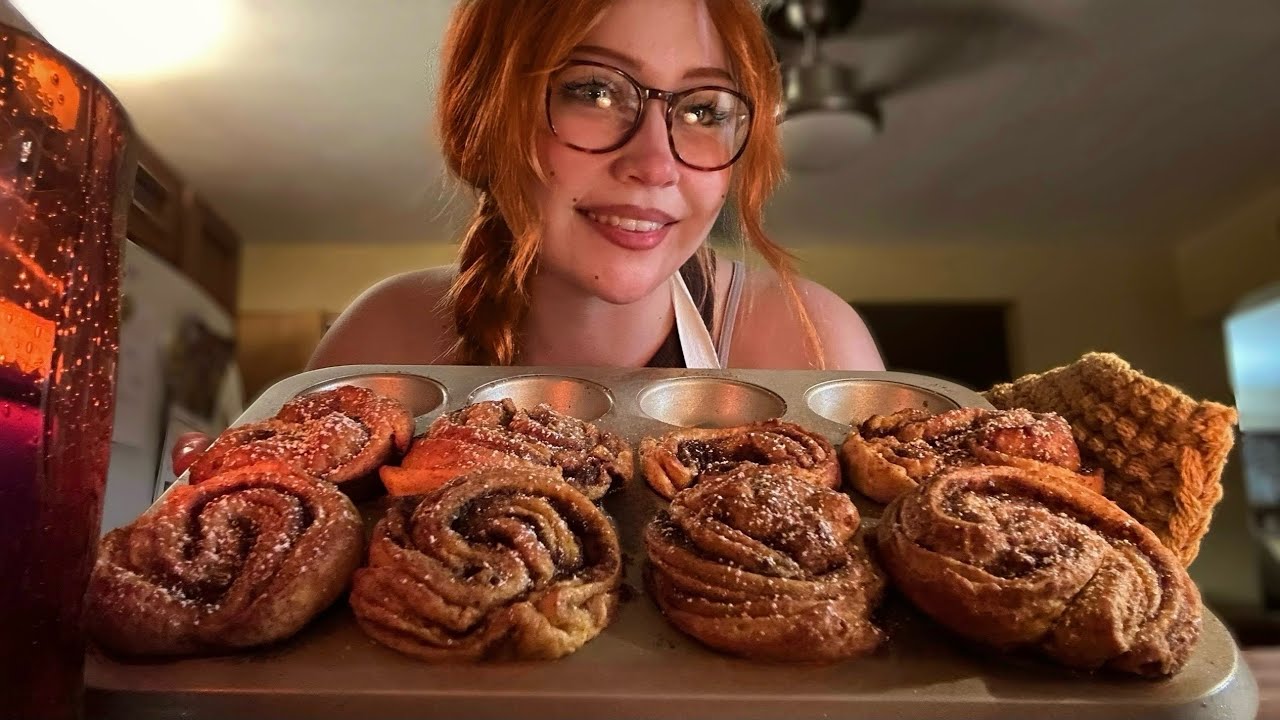 ASMR Baking Autumn Brioche Buns 🍂(Close Whispered Voiceover)