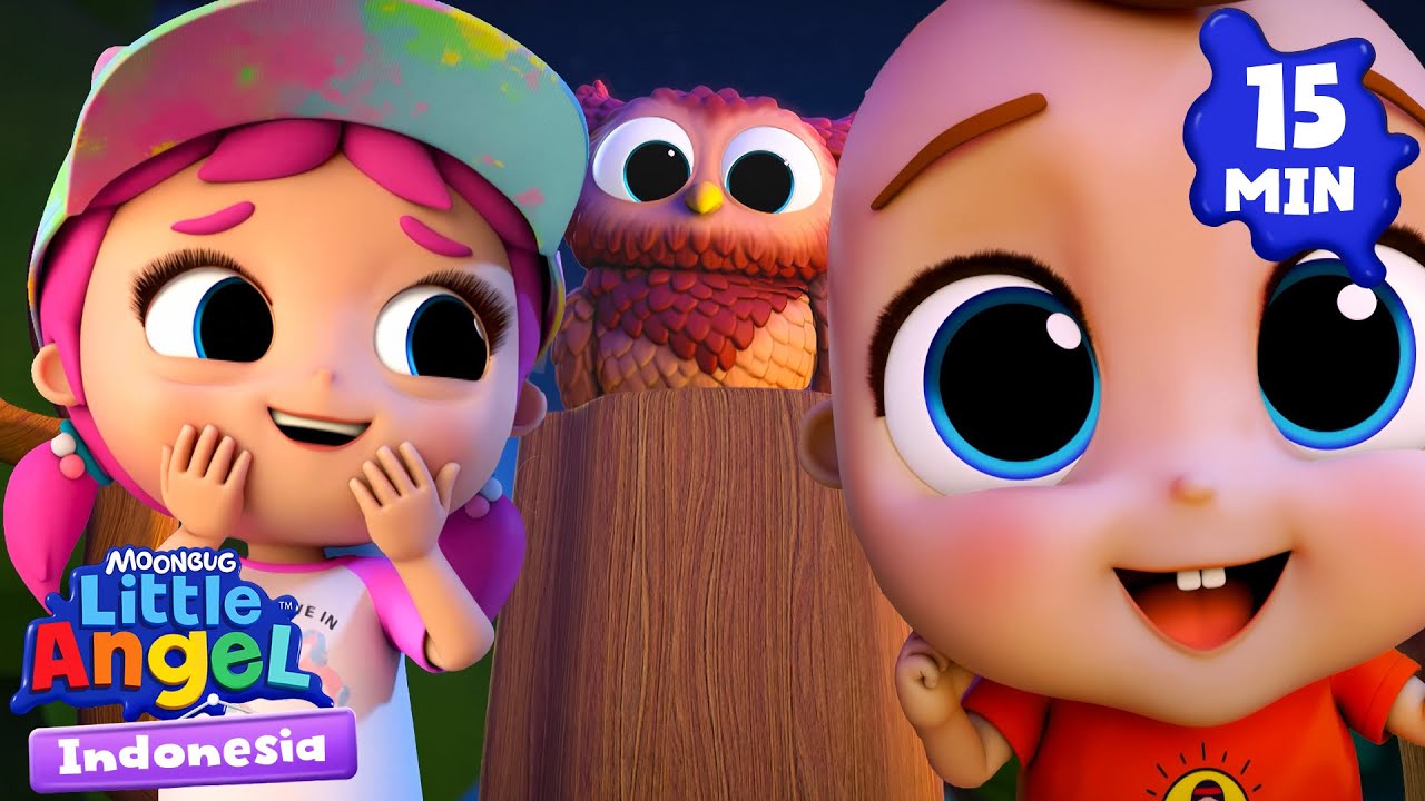 Berkemah Dengan Keluarga Bayi John!⛺ | Little Angel Bahasa Indonesia | Kartun dan Lagu Anak